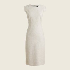 NWOT - J. Crew Resume dress in stretch linen, sz 0